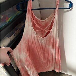 Pink Tie-Dye Aeropostale Tank Top